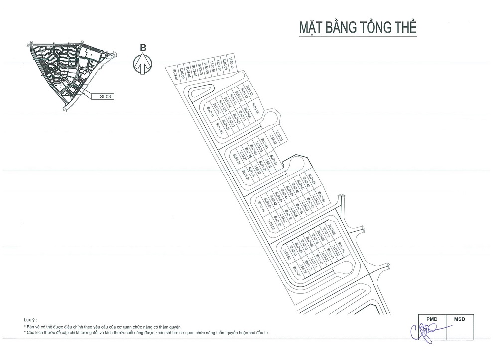 Mặt bằng tổng thể SD5 