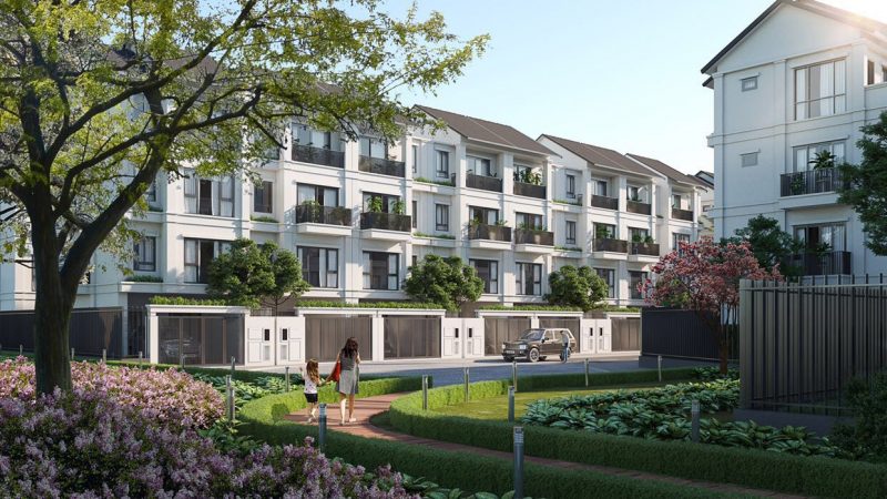 Thiết kế cảnh quan liền kề Dahlia Homes