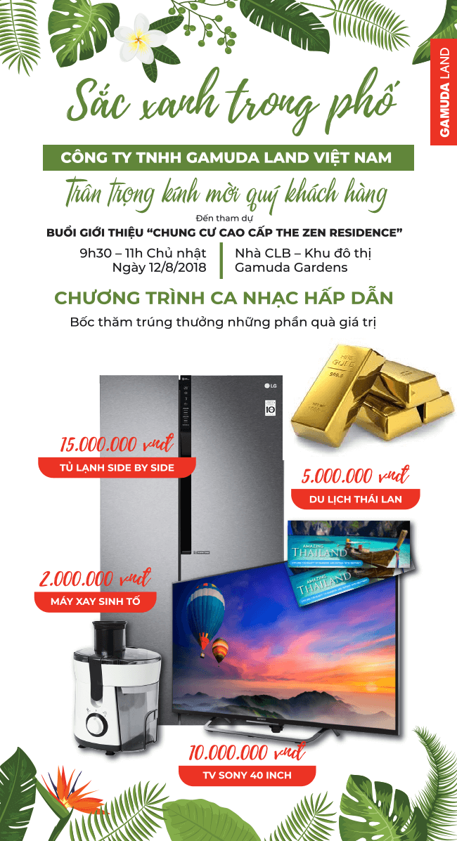 Mở bán chung cư gamuda