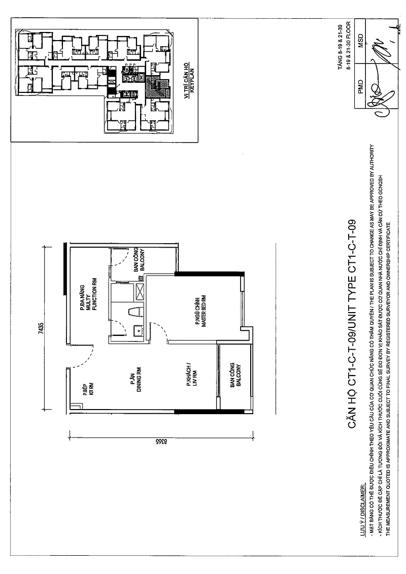 Thiết kế căn 09 tòa C
