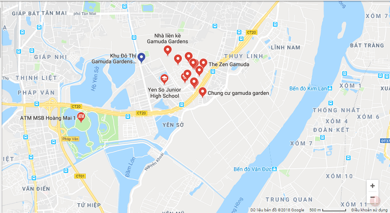 Vị trí Gamuda Gardens
