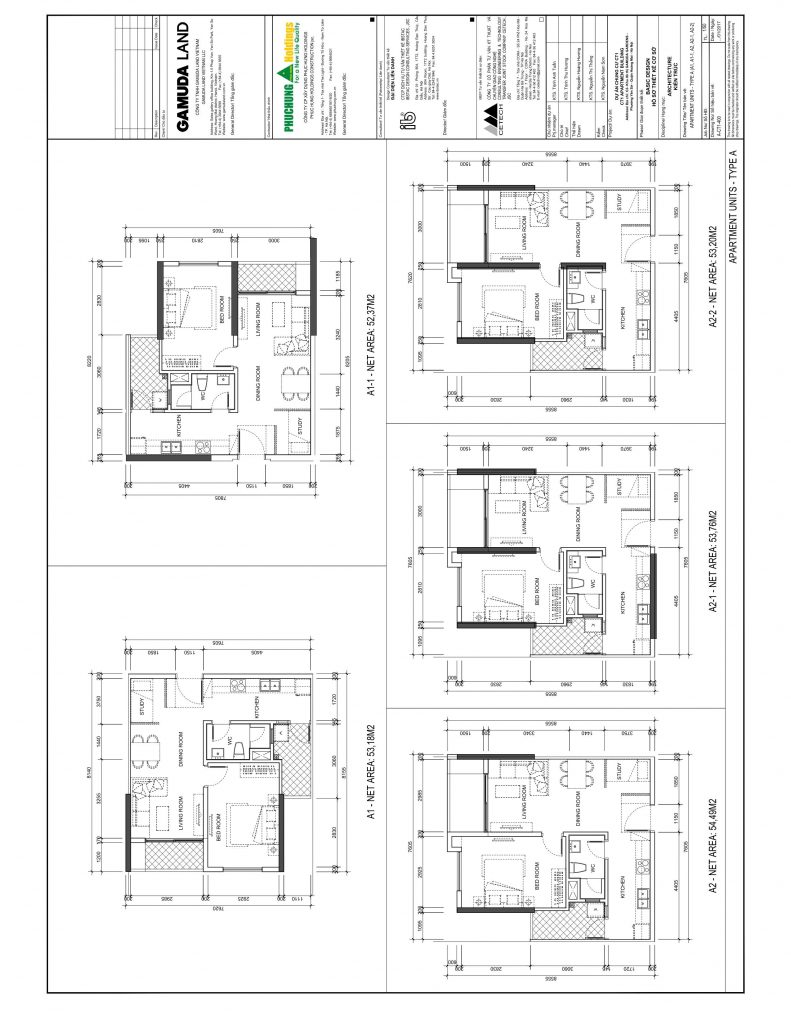 Bản vẽ cad căn A2 
