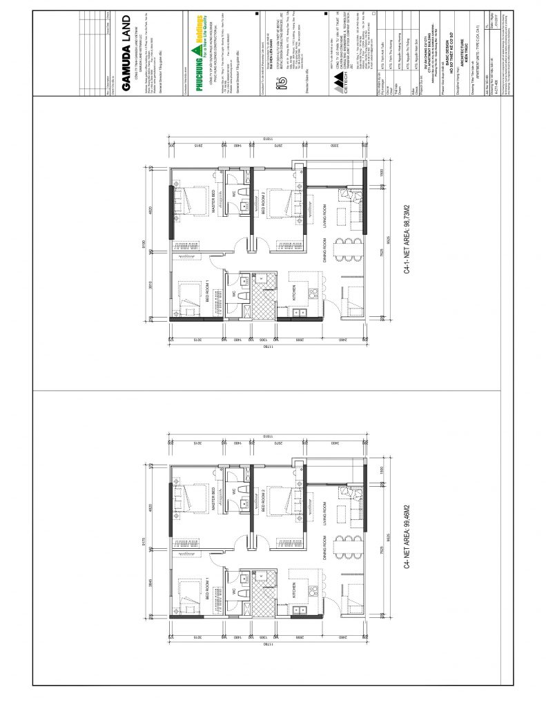 bản vẽ cad căn hộ C4-1