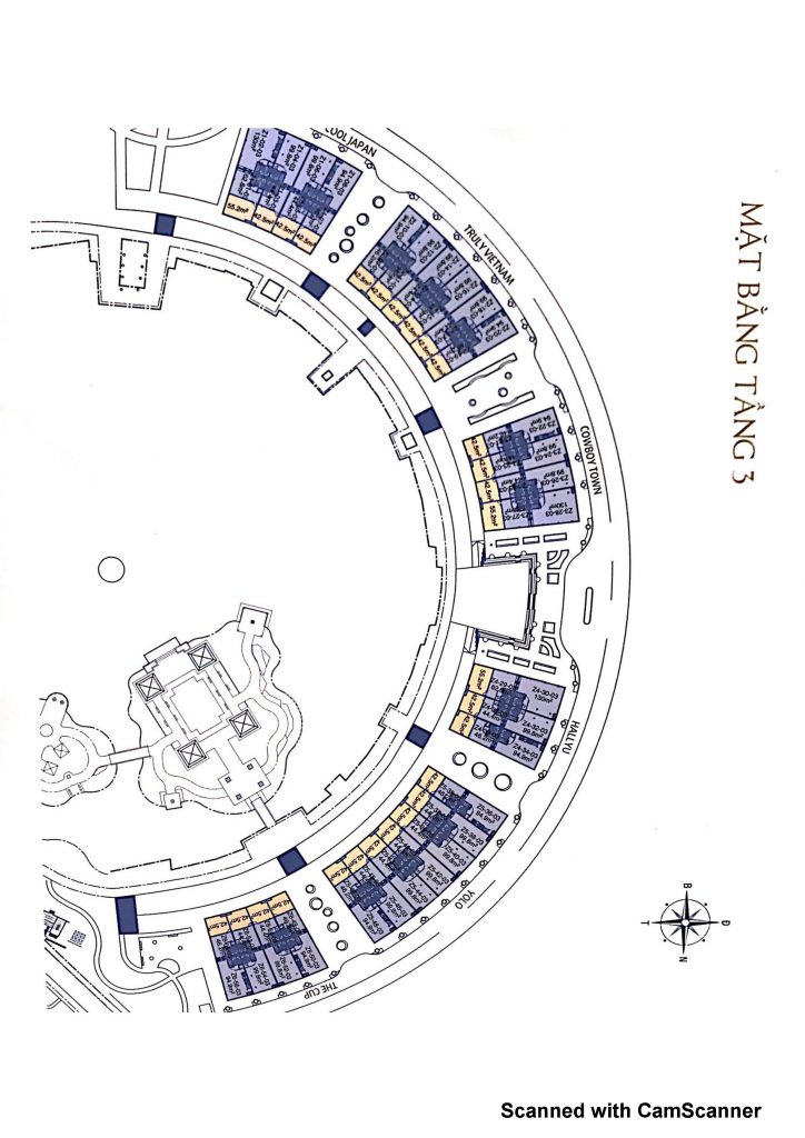 mặt bằng tầng 3 leparc by gamuda