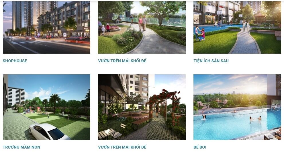 Tiện ích Căn hộ chung cư Green Park Phương Đông, Hoàng Mai