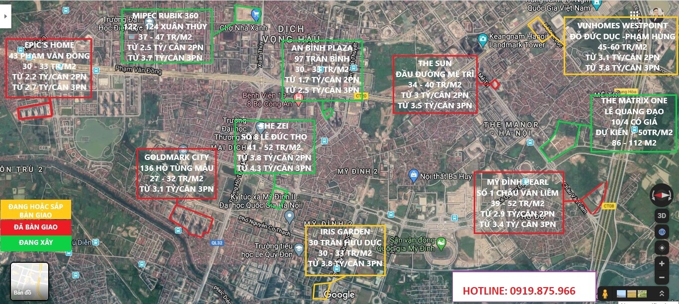 DỰ ÁN CHUNG CƯ ĐANG MỞ BÁN QUẬN HÀ ĐÔNG 2020.