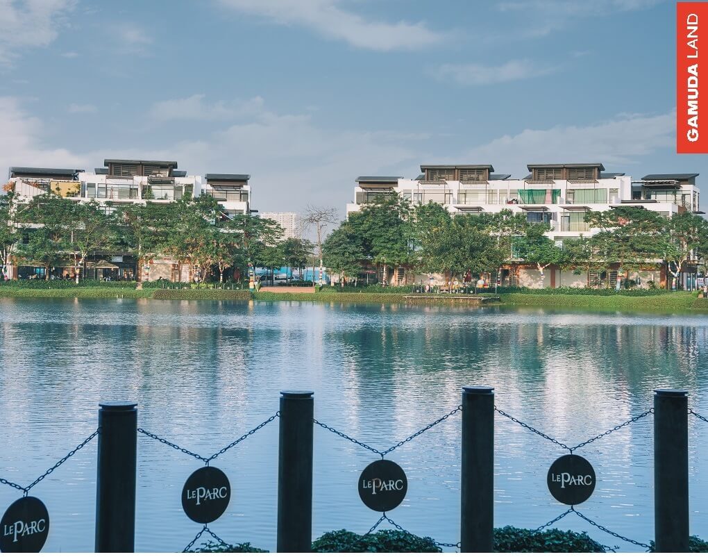 Shophouse mặt hồ Gamuda Yên Sở