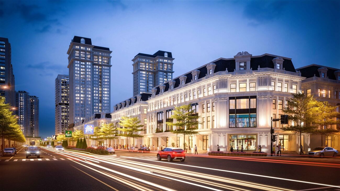 shophouse dự án Louis City Hoàng mai