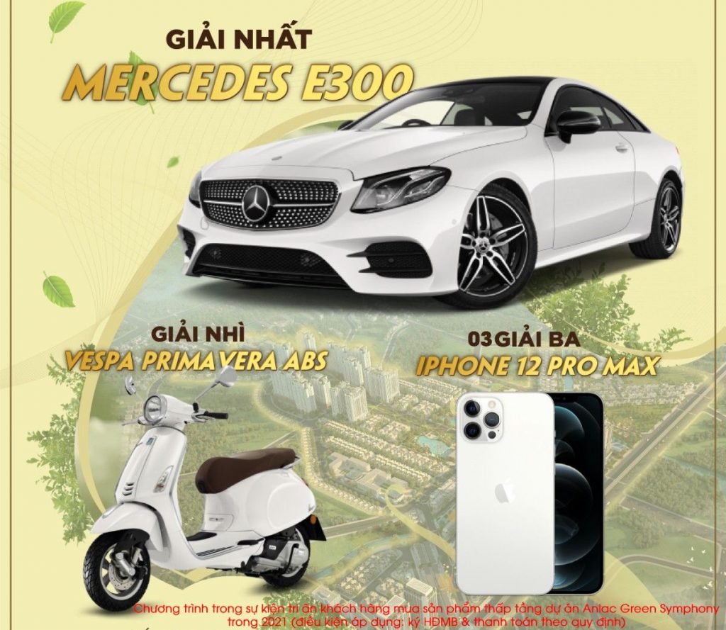 Phần thưởng bán hàng an lạc green symphony