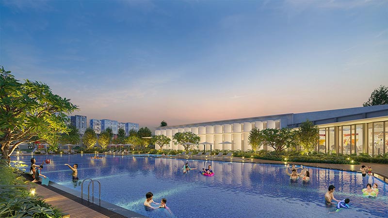 Bể bơi  dự án Hinode Royal Park