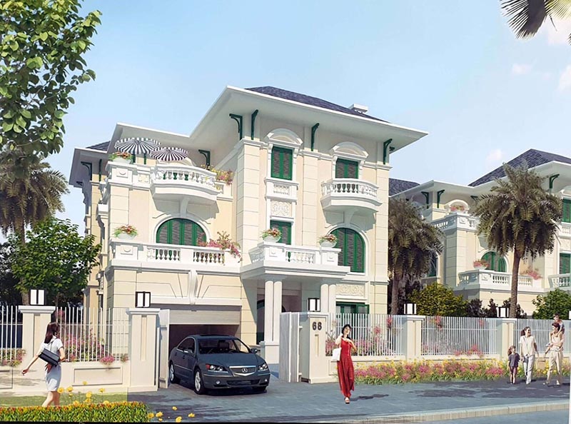 Biệt thự vườn cam vân canh hoài đức