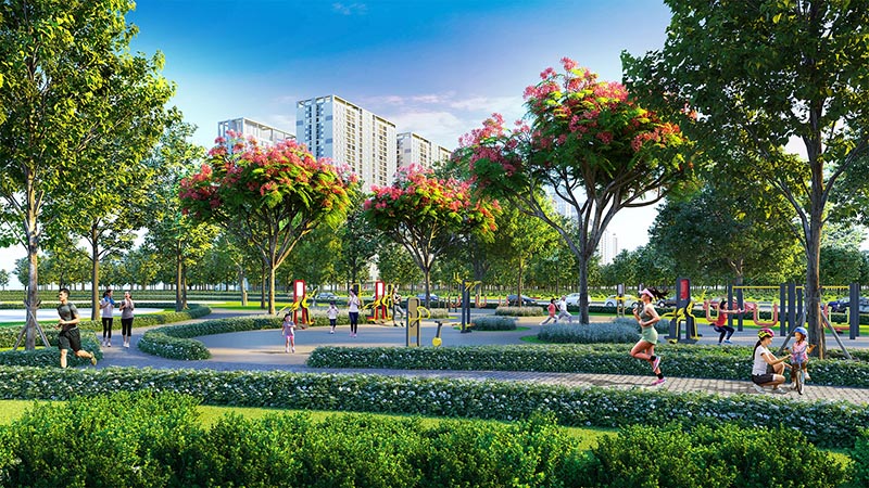 Sân tập gym  dự án Hinode Royal Park