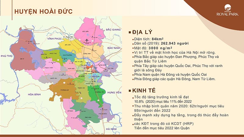 Vị trí Giới thiệu dự án Hinode Royal Park
