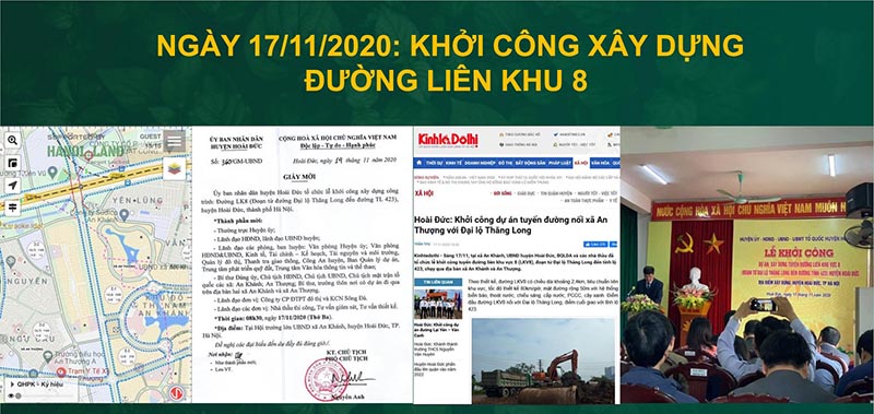 ngày khởi công bản đồ liên kết vùng Hà Đô Charm Villa
