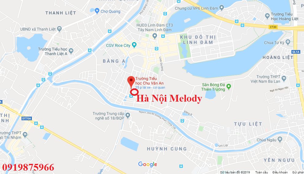 Vị trí Hà Nội Hà Nội Melody