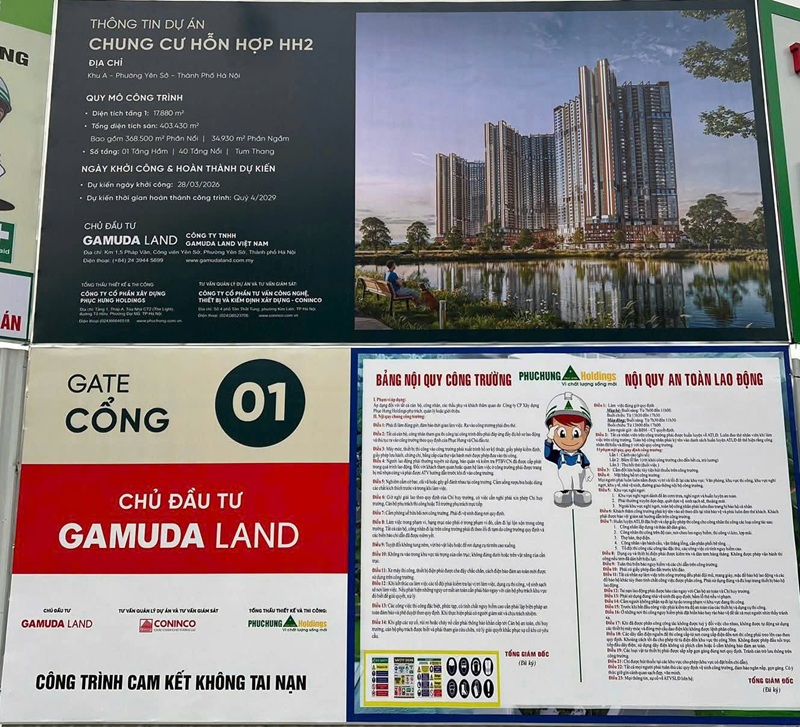 Căn hộ chung cư HH2 Gamuda Land Yên Sở Hoàng Mai Hà Nội