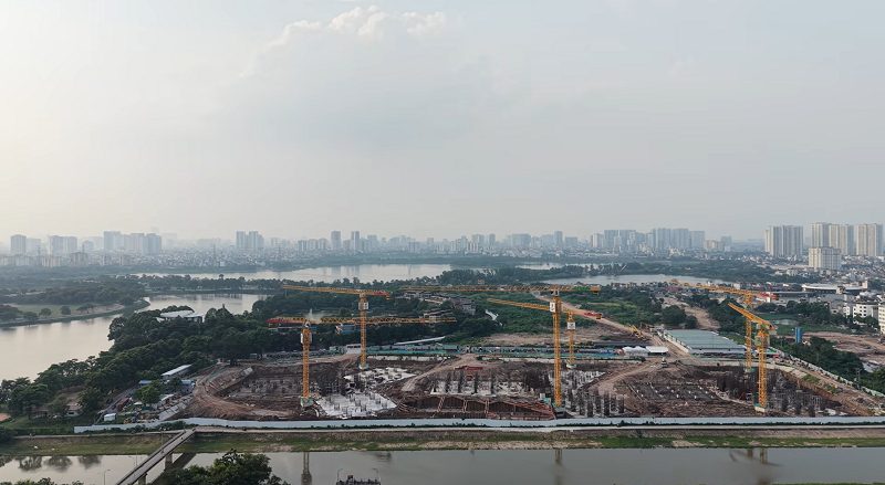 Tiến độ Gamuda Central Park; Căn hộ chung cư Gamuda Land Yên Sở Hà Nội