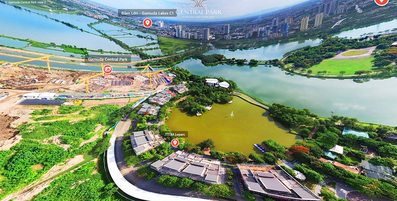 Duplex Gamuda Central Park Căn hộ Gamuda Land Yên Sở Hoàng Mai