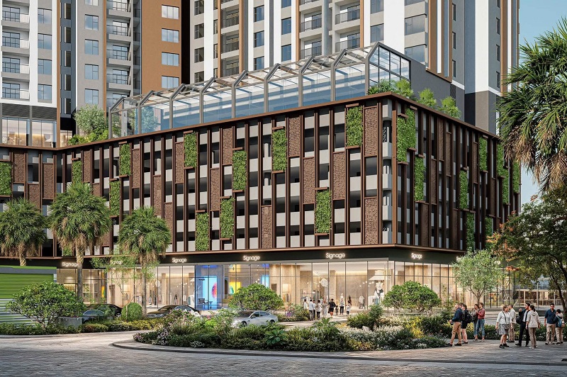 Shophouse chân đế Gamuda Central Park